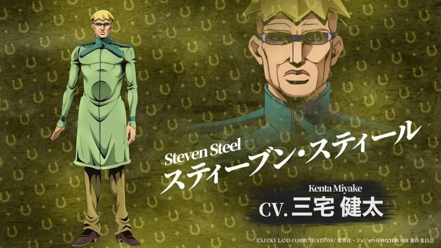 Дизайн персонажей аниме JoJo's Bizarre Adventure в седьмом сезоне Steel Ball Run