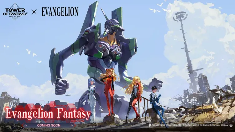 Персонажи Евангелион появятся в MMORPG Tower of Fantasy