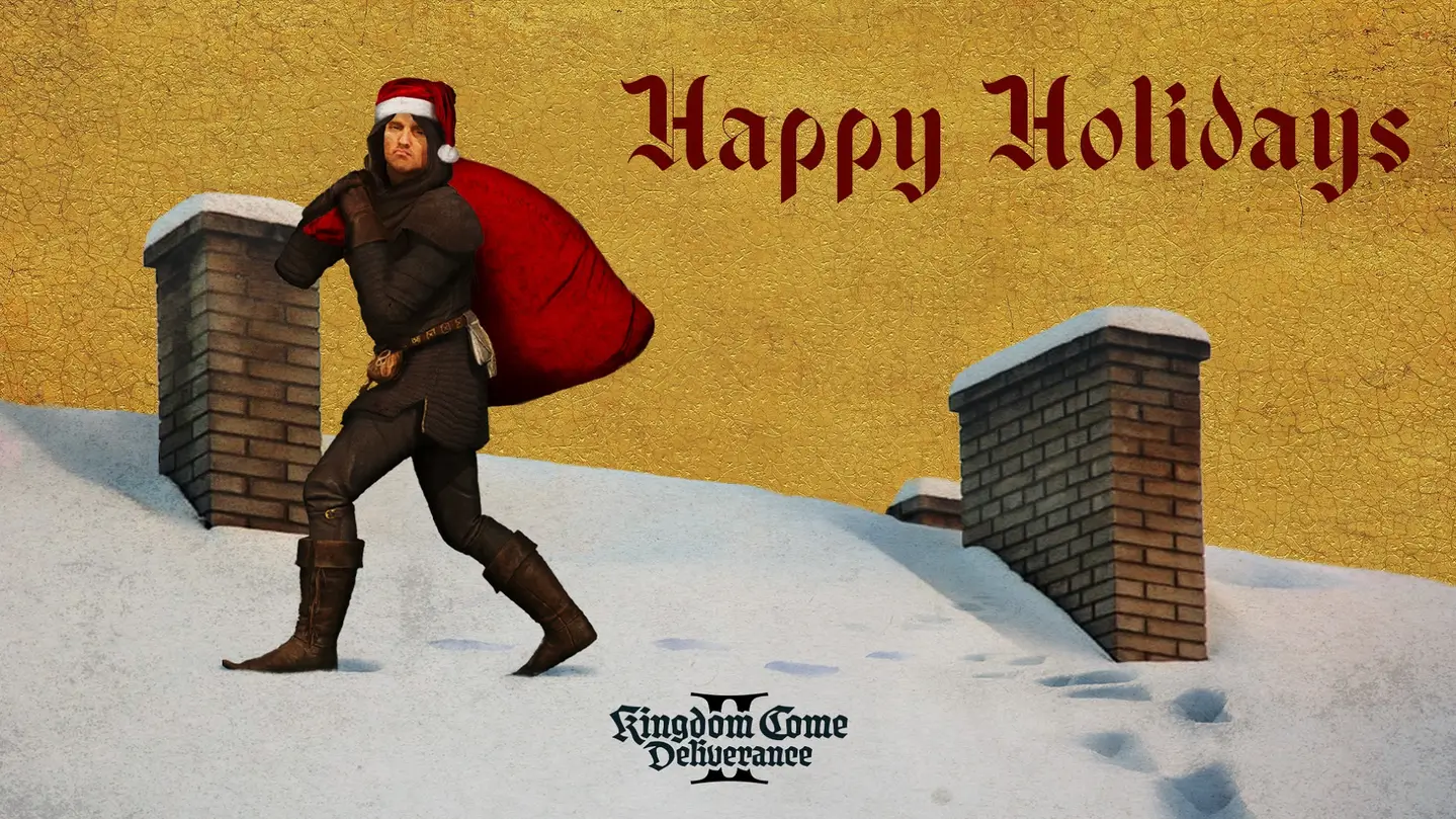 Поздравительные открытки с Рождеством и Новым Годом от игровых студий