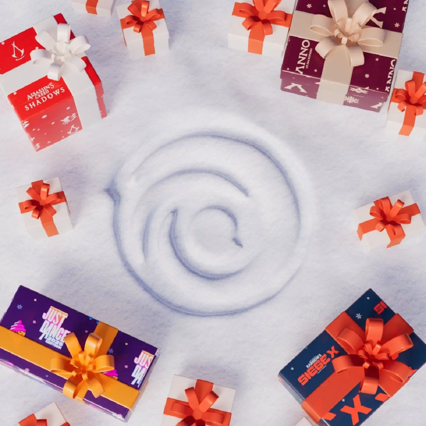 Поздравительные открытки с Рождеством и Новым Годом от игровых студий