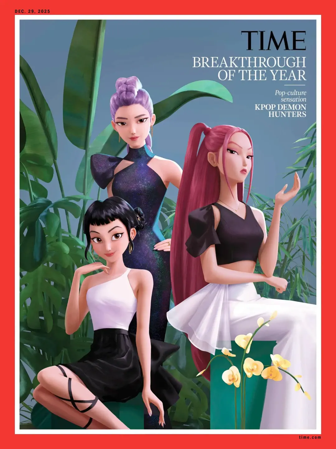 KPop Demon Hunters появились на обложке журнала TIME