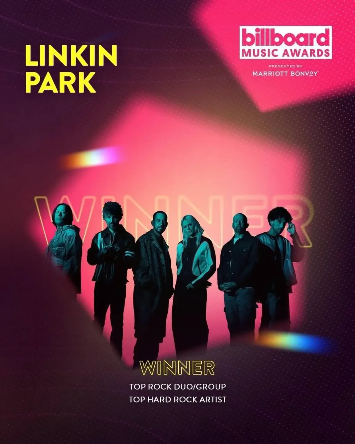 Linkin Park — победители в номинации «Лучшая группа» на Billboard Music Awards 2024